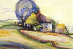 Landschap Reitdiepsdijk Blauwborgje