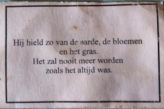 Rouwkaartje kabouter