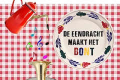 Poster muziekvereniging De Eendracht