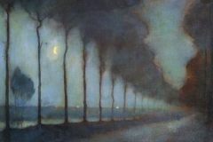 Avondlandschap met maan, 1912