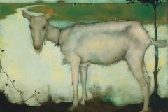 Oude geit bij meer, 1913