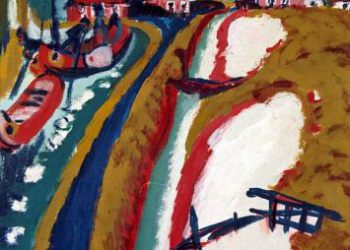 Groninger landschap met kanaal, 1923