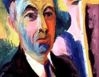 Portret van Hendrik Nicolaas Werkman, 1929