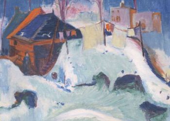 Winter in Groningen, 1929