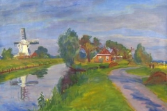 De molen Helpman bij het Hoornse Diep