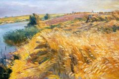 Korenlandschap aan het Reitdiep