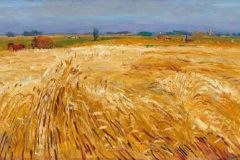 Korenveld bij Nieuweschans, 1920