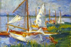 Staverse jol aan het Paterwoldse meer