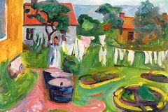 Edvard Munch - Clothes on a line