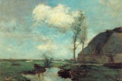 Johan Hendrik Weissenbruch - Boerderij in de polder