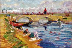 Vincent van Gogh - De Gleize brug over het Vigneyret kanaal nabij Arles