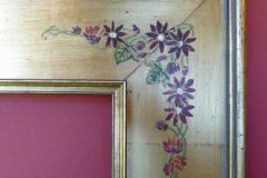 Handgemaakte en gedecoreerde lijst