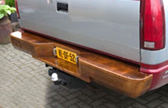 Houten bumper