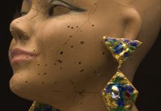 Oorbellen papier mache