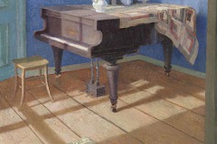 Interieur met piano
