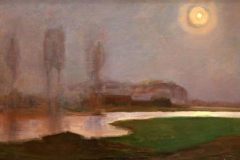 Landschap met maanlicht