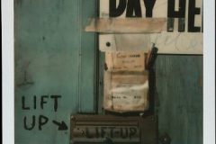 Detail of Parking Lot Office Door, 1974